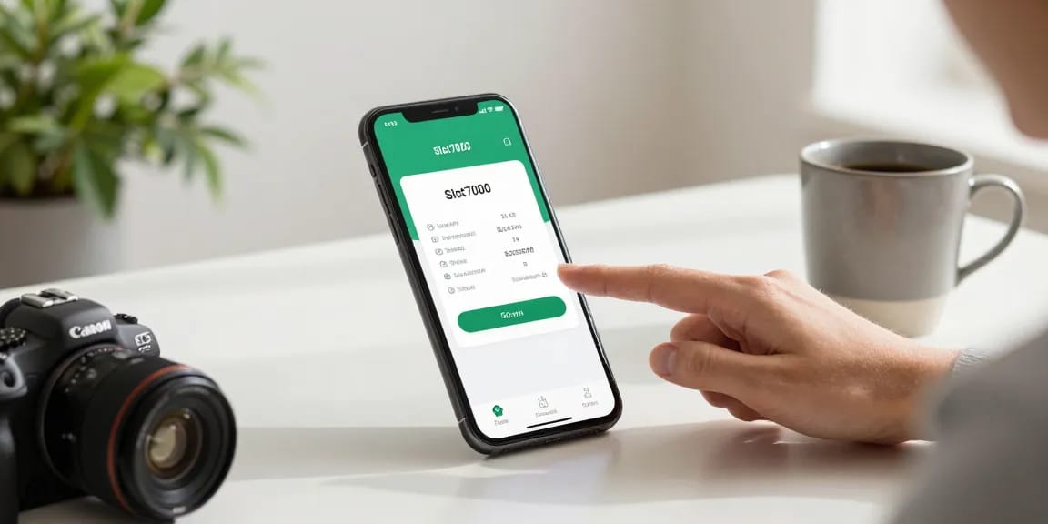 Effortless login experience using Slot7000 app on mobile
