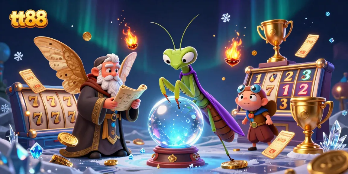 Experience thrilling wins at tt88 Casino with vibrant slot games and mystical fortune tellers.