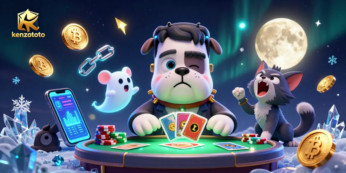 Kenzototo offers exhilarating gaming with a carnival of characters, showcasing fun casino dynamics in an engaging illustration.