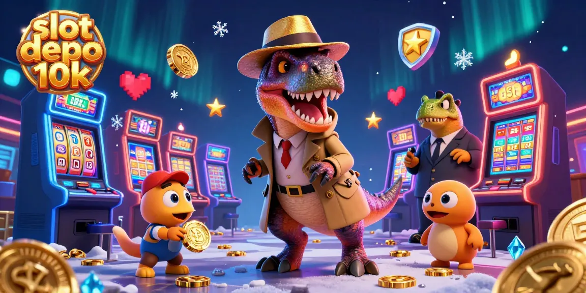 Experience thrilling gameplay at slot depo 10k with vibrant characters and exciting slot machines.