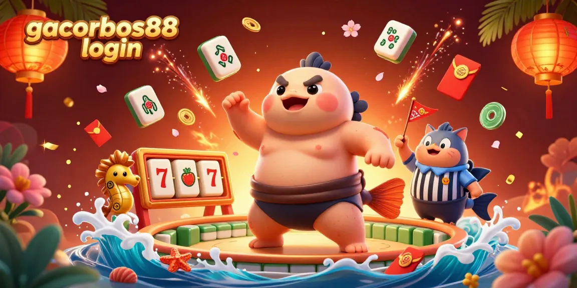 Experience the thrill of gacorbos88 login with dynamic slot games and festive underwater ambiance.