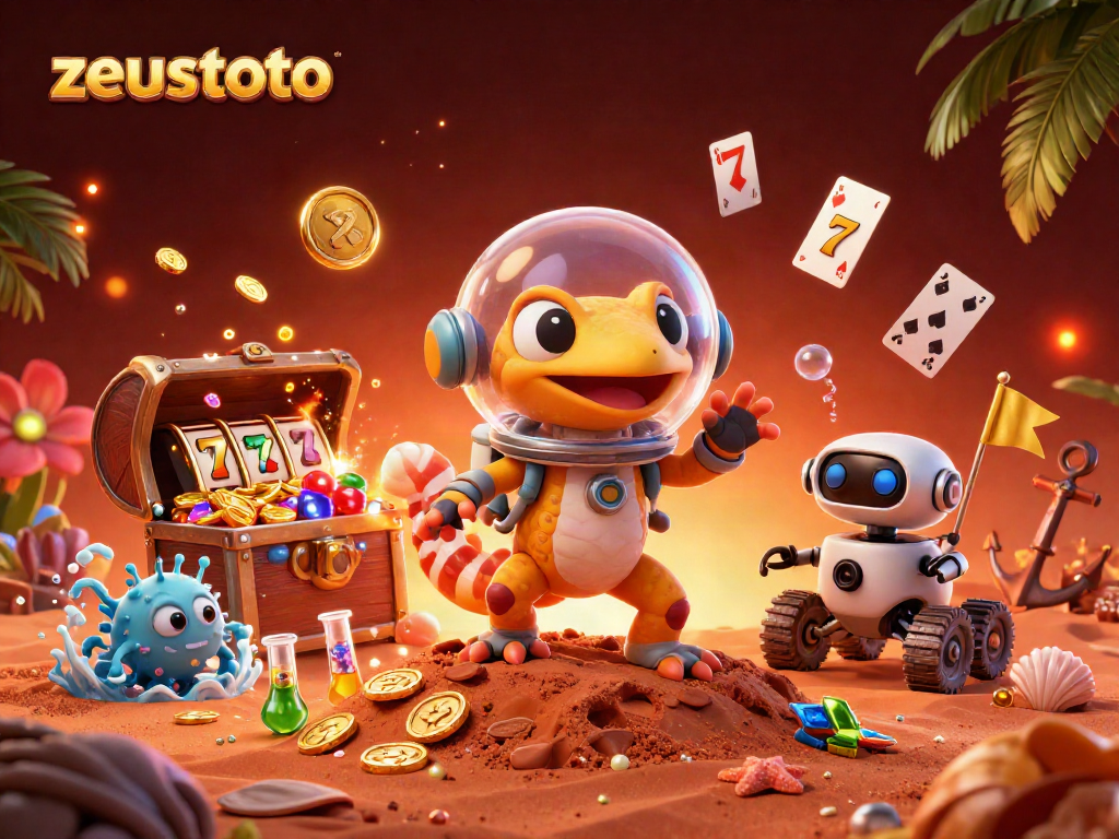 Experience thrilling gameplay at zeustoto with an exciting casino adventure featuring alien characters.
