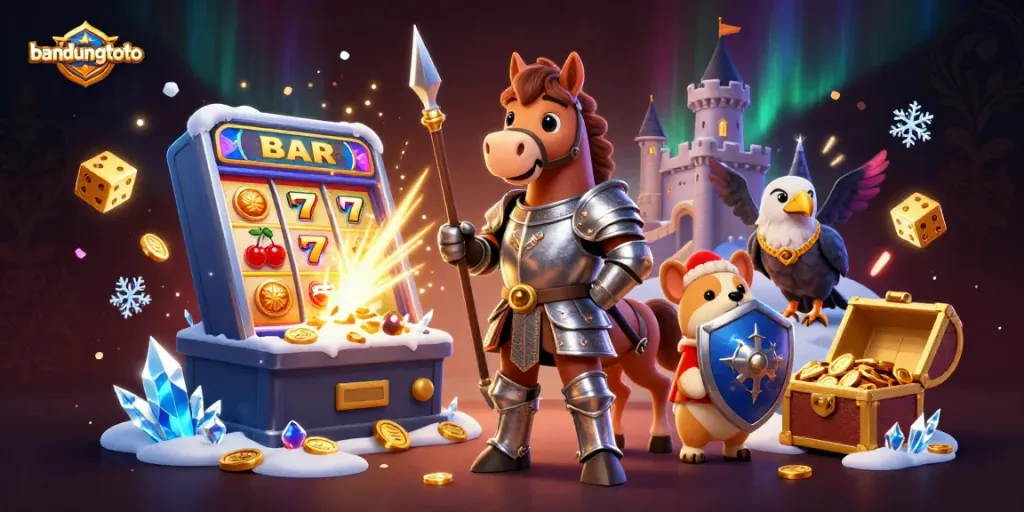 Experience thrilling gameplay with bandungtoto's immersive slot adventure featuring knights and jackpots.