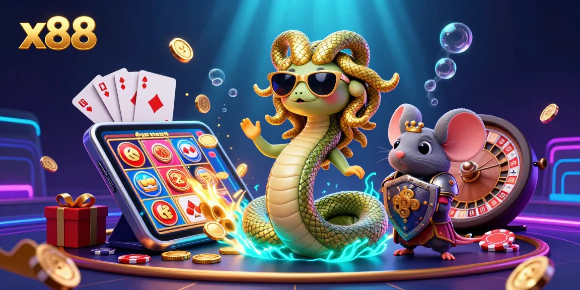 x88 offers an immersive casino experience where players enjoy vibrant slot games and win with Medusa's luck.
