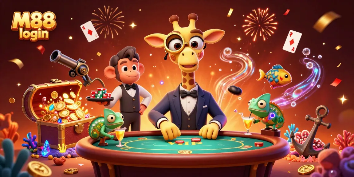 Experience top-tier betting with M88 login at this vibrant online casino scene.