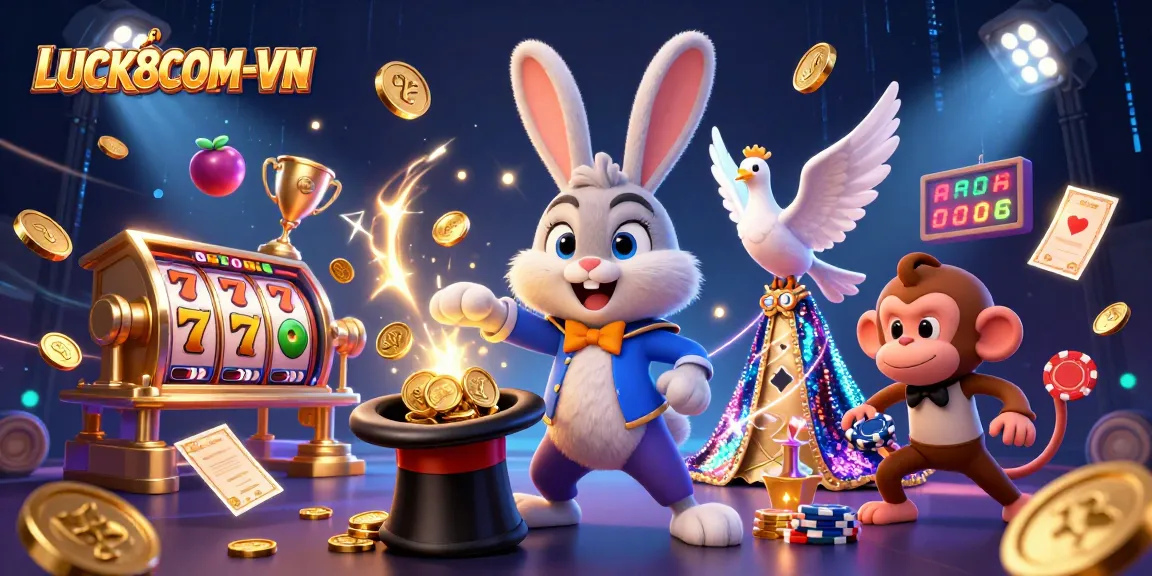 Engage with exciting gameplay at LUCK8COM-VN with vibrant, dynamic casino elements.