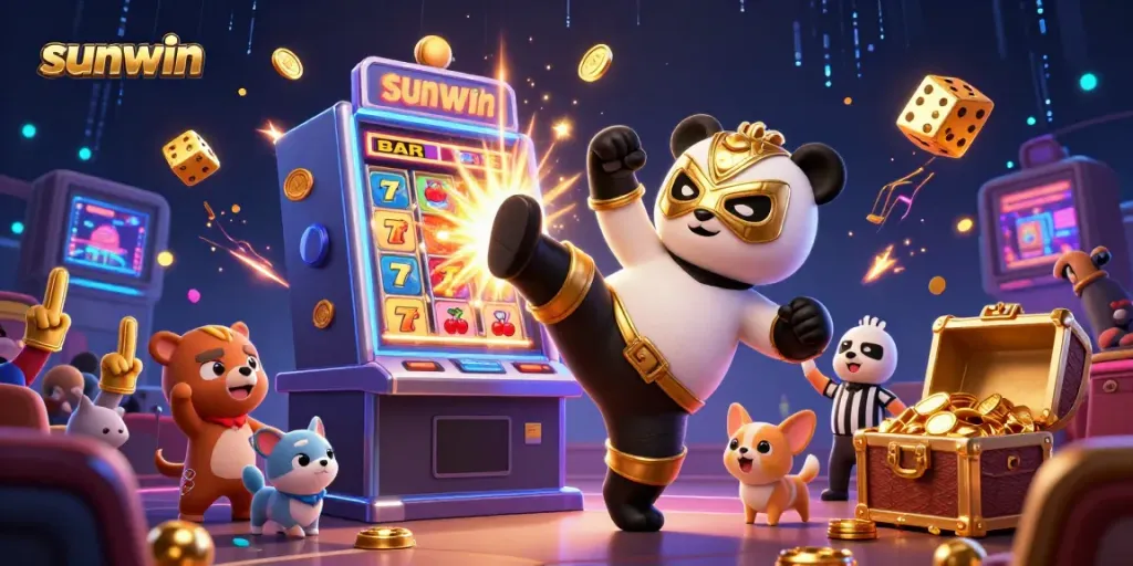Play exciting games at sunwin with vibrant casino elements and energetic animal characters!