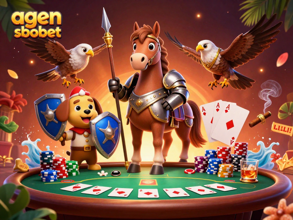 Engage with agen sbobet for thrilling sports betting action in a dynamic 3D scene.