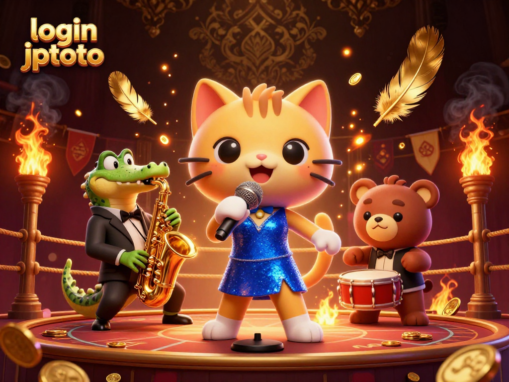 Experience thrilling gameplay at JPTOTO with captivating characters and rich casino elements surrounding you.