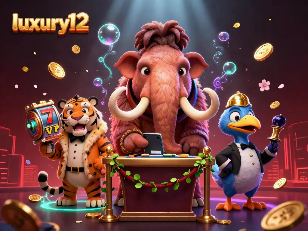 Mainkan permainan slot di luxury12 dengan suasana animasi yang meriah dan karakter unik.