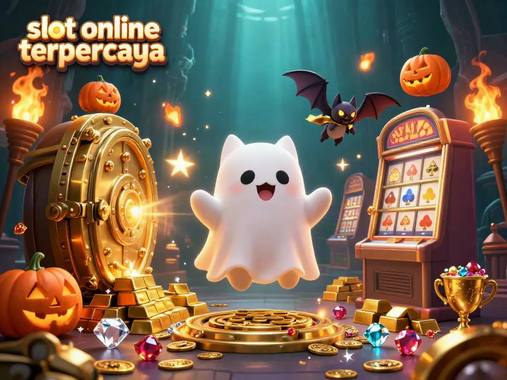 Menangkan permainan di slot online terpercaya dengan suasana penuh hantu, jackpot, dan perhiasan berkilauan.