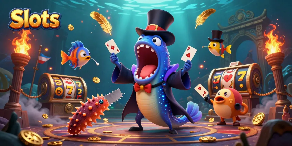 Experience thrilling Slots action with colorful characters and dynamic game elements in a captivating 3D scene.