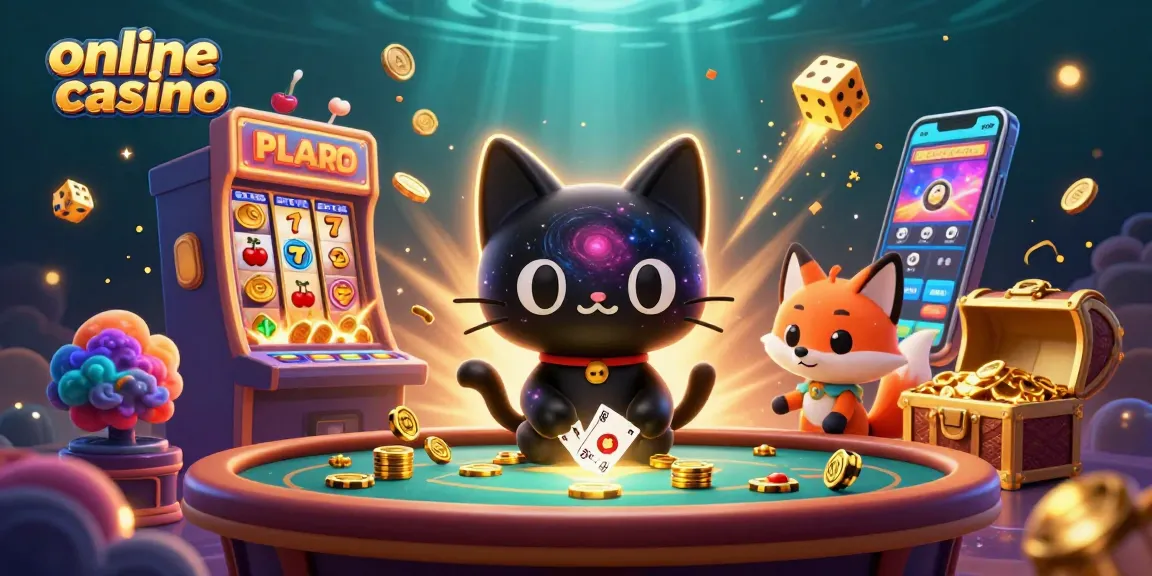Engage in a thrilling online casino experience with 3D cartoon characters at the cosmic table.