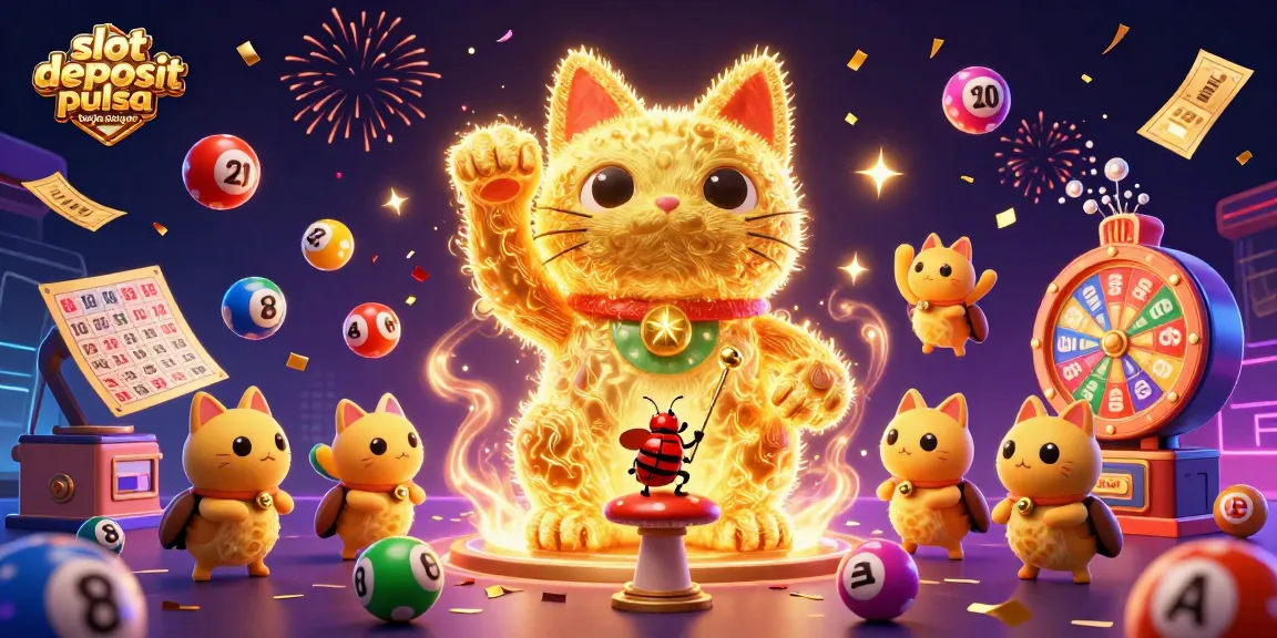 Slot deposit pulsa tanpa potongan dengan simbol keberuntungan yang menarik di dunia kasino.