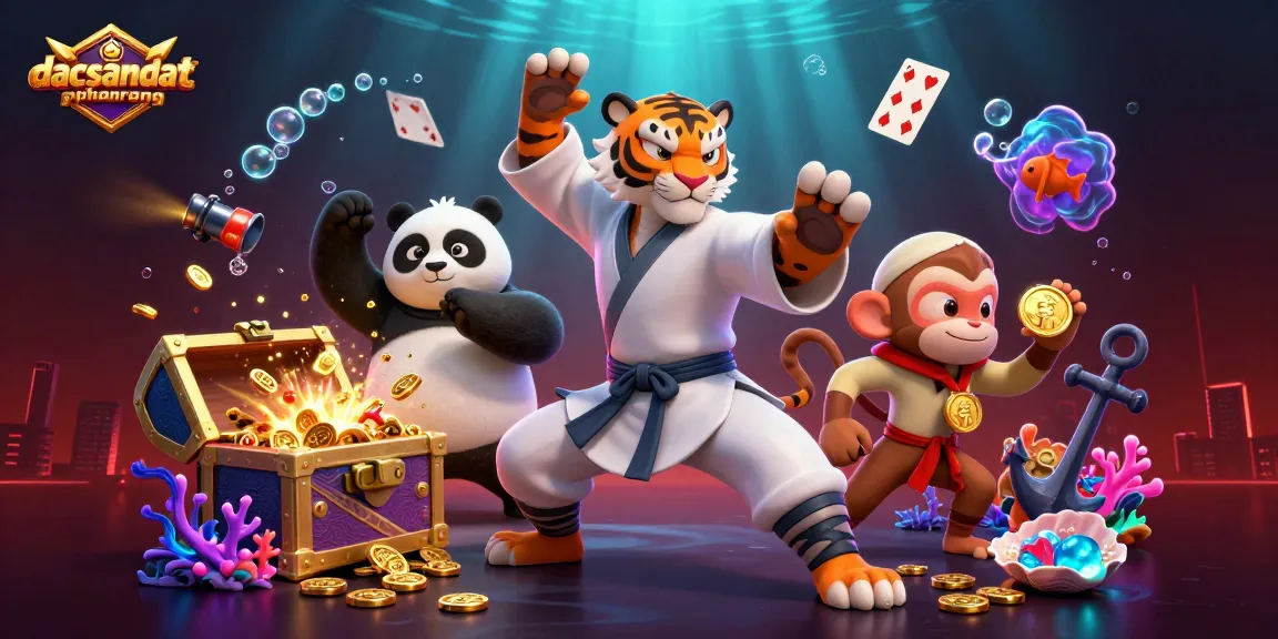 Experience thrilling action at dacsandatphanrang as a kung fu tiger engages in high-stakes gaming.