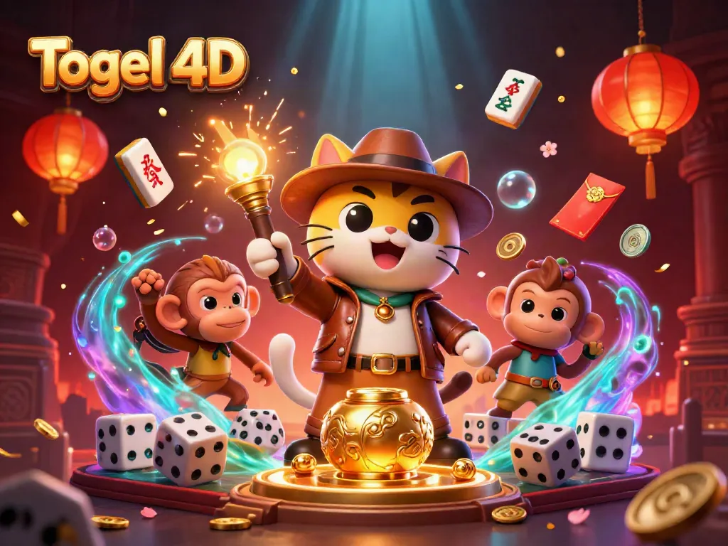 Melihat Togel 4D, penjelajah kucing dan monyet menemukan artefak kasino dalam kuil.