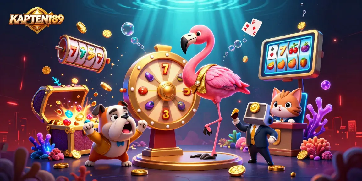 KAPTEN189 menawarkan pengalaman kasino online yang mengesankan dengan karakter menghibur dan elemen slot yang menarik.