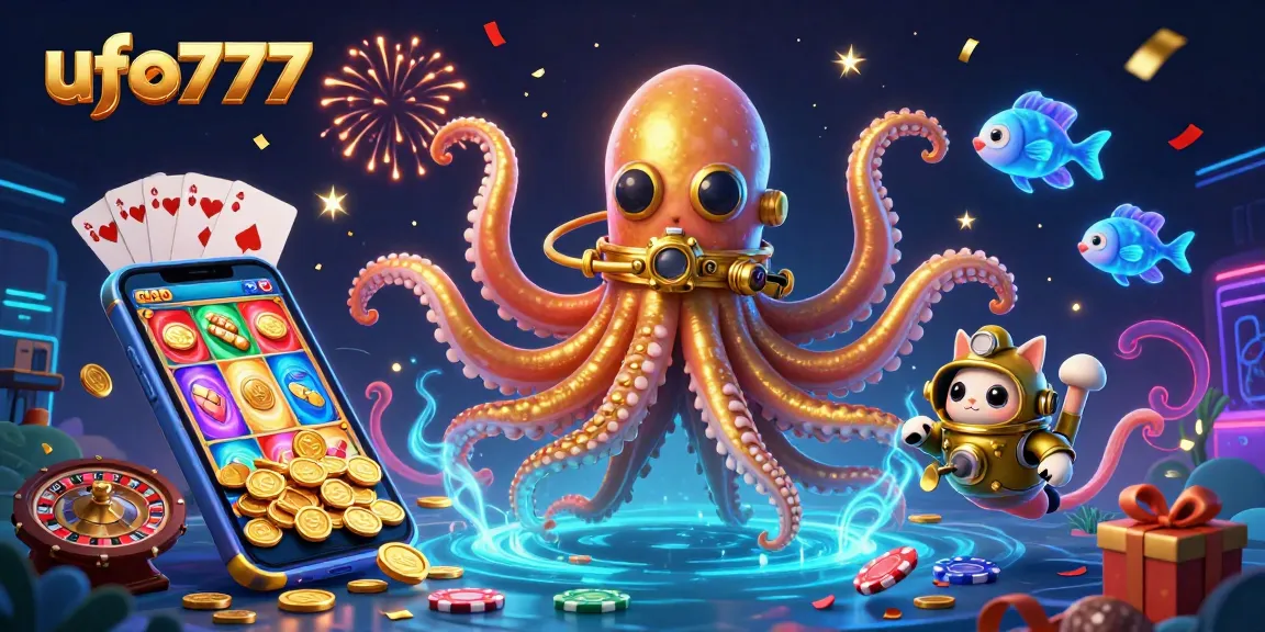 Spin to win big with ufo777 in a vibrant 3D casino scene packed with excitement.