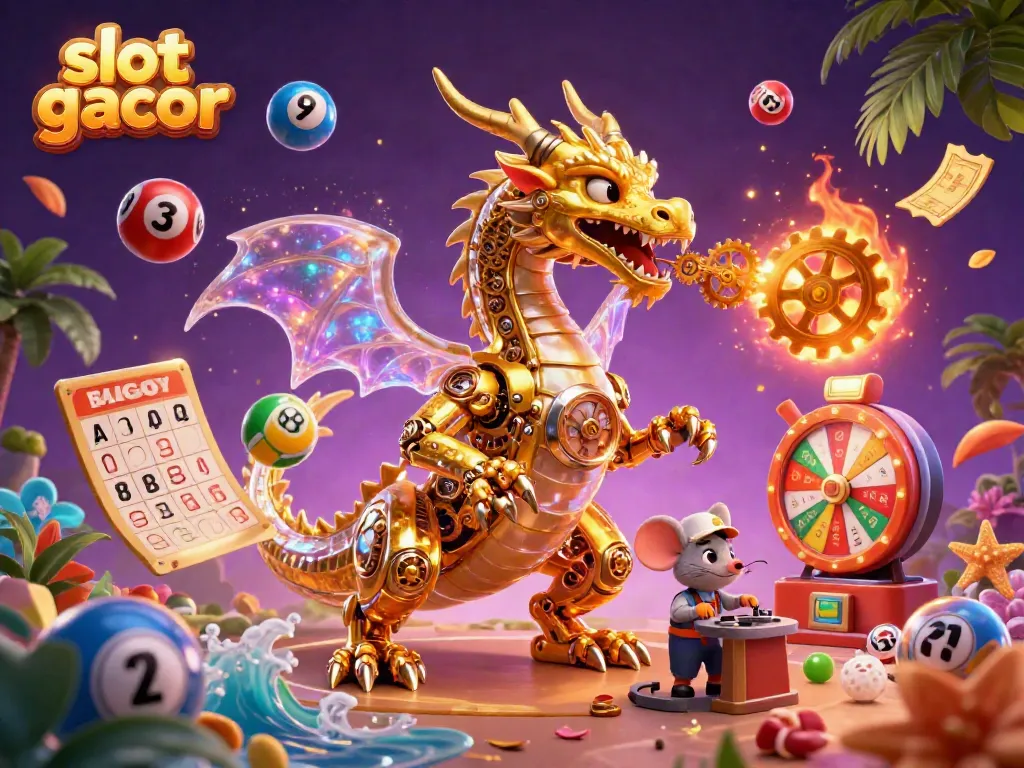 Mengguncang slot gacor dengan dragon canggih dan bola lotere berwarna.