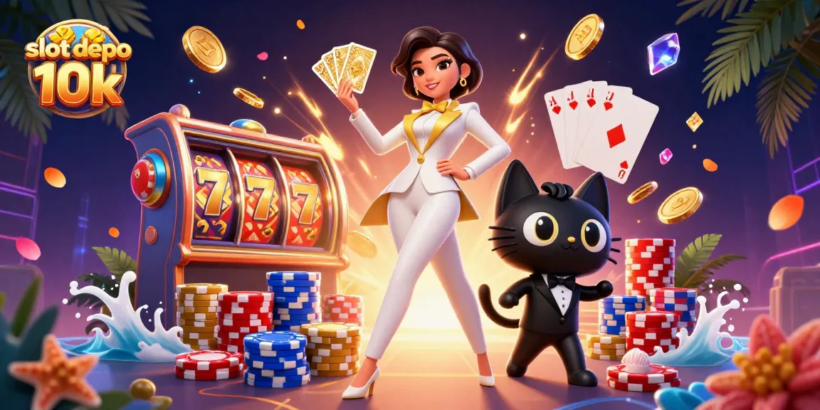 Experience thrilling action at slot depo 10k with glamorous casino visuals and exciting game elements.