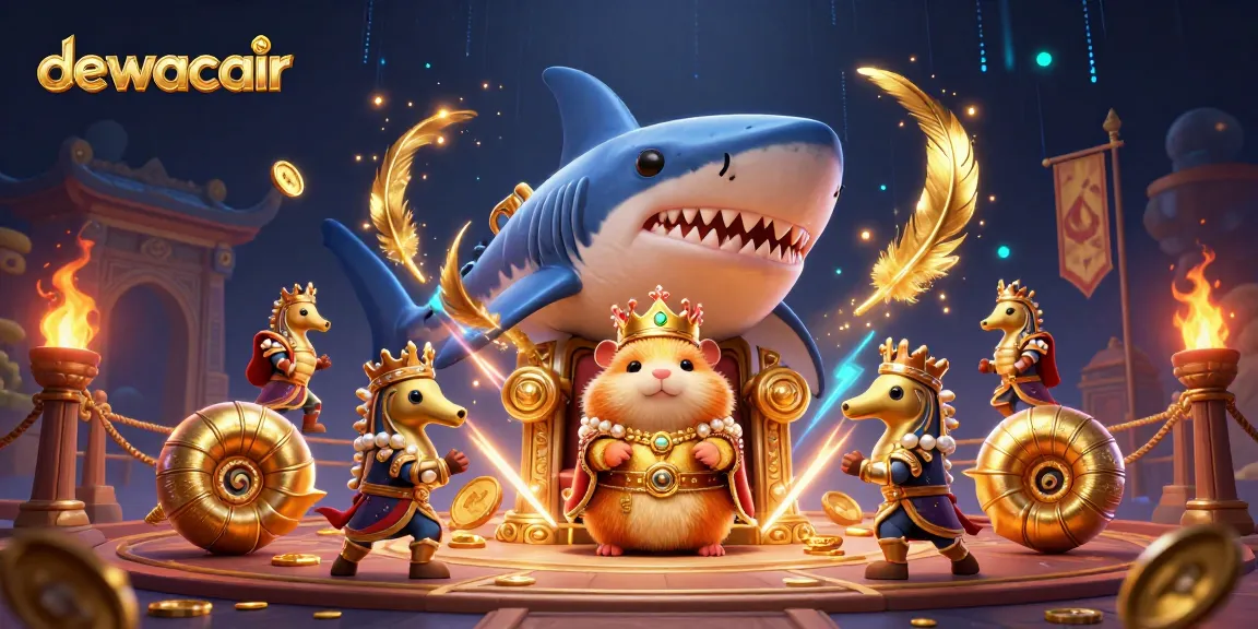 Experience thrilling gameplay at dewacair with casino elements and dynamic characters in a vibrant scene.
