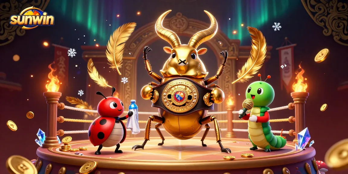 Experience thrilling wins at Sunwin with vibrant 3D characters in a dynamic casino setting.