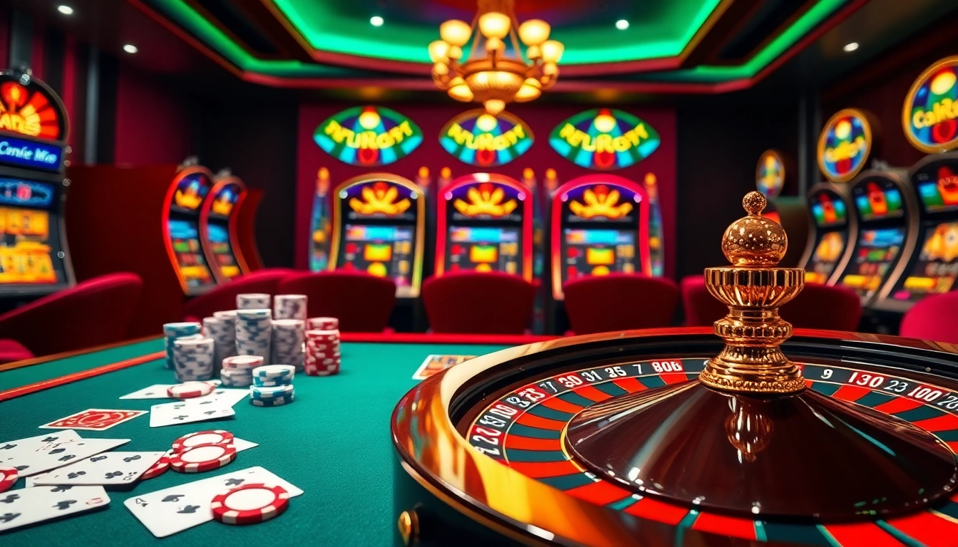 Experience the thrill of go8 gaming with vibrant casino tables and exciting slot machines.