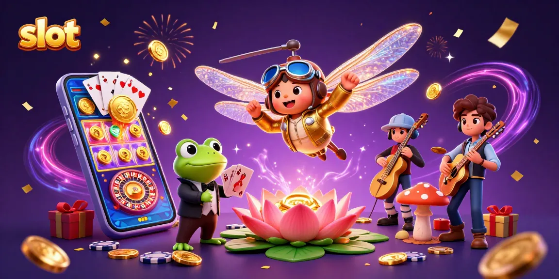Slot online yang seru dengan karakter menarik dan elemen permainan berkilauan