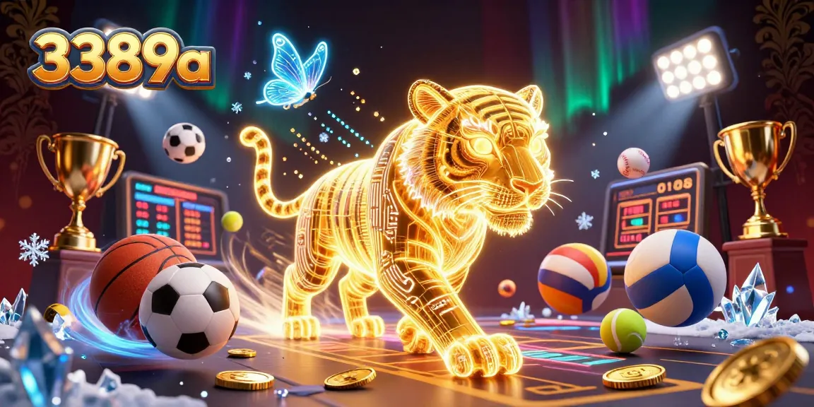 Engage with thrilling sports betting action at 3389a in a vibrant digital casino environment.