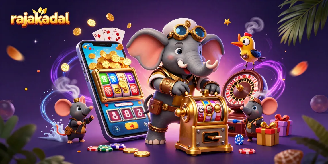 Menangkan jackpot besar di rajakadal dengan mesin slot emas dan karakter unik!
