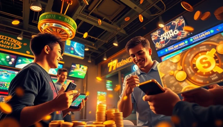 Engaging online betting scene featuring 79king's dynamic gaming options.