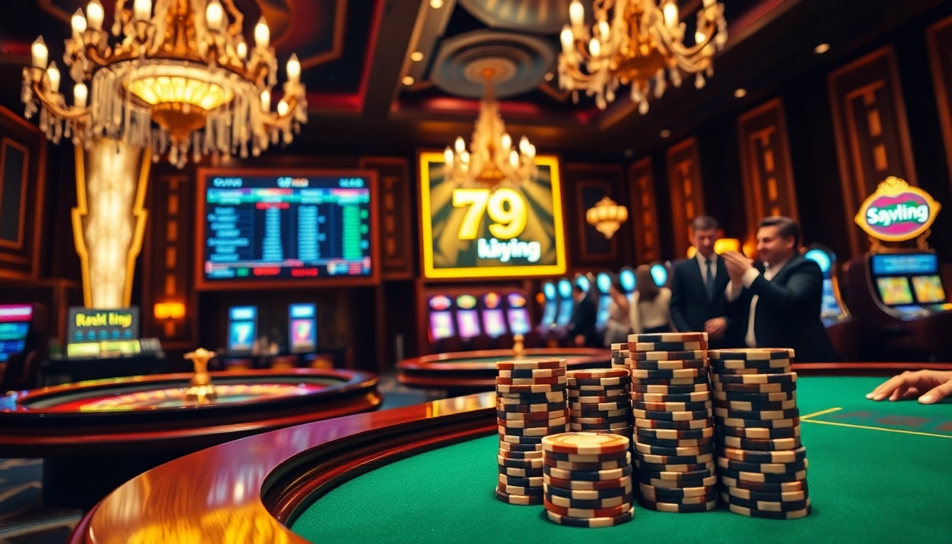 79king casino scene: high-stakes table action and luxurious betting atmosphere
