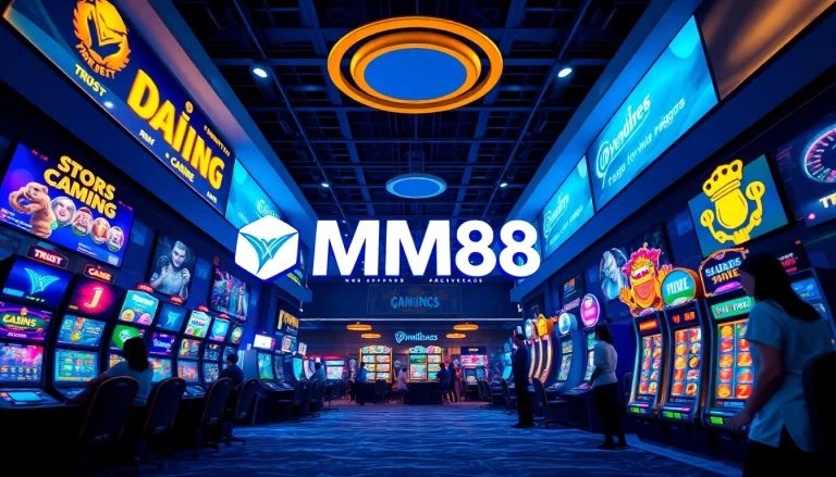 MM88 engaging online gaming environment showcasing vibrant gaming options and friendly atmosphere.