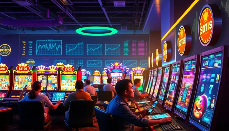 Experience the thrill of doaslot in a vibrant online casino atmosphere with engaging slot machines.