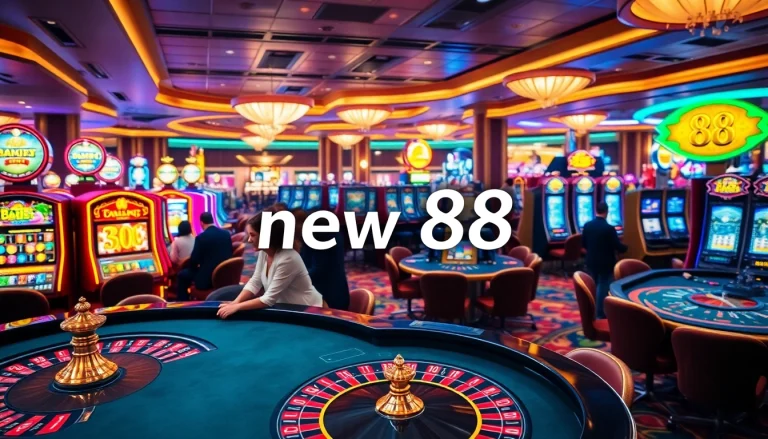 Experience the thrill of winning at new 88's luxurious casino gaming floor.