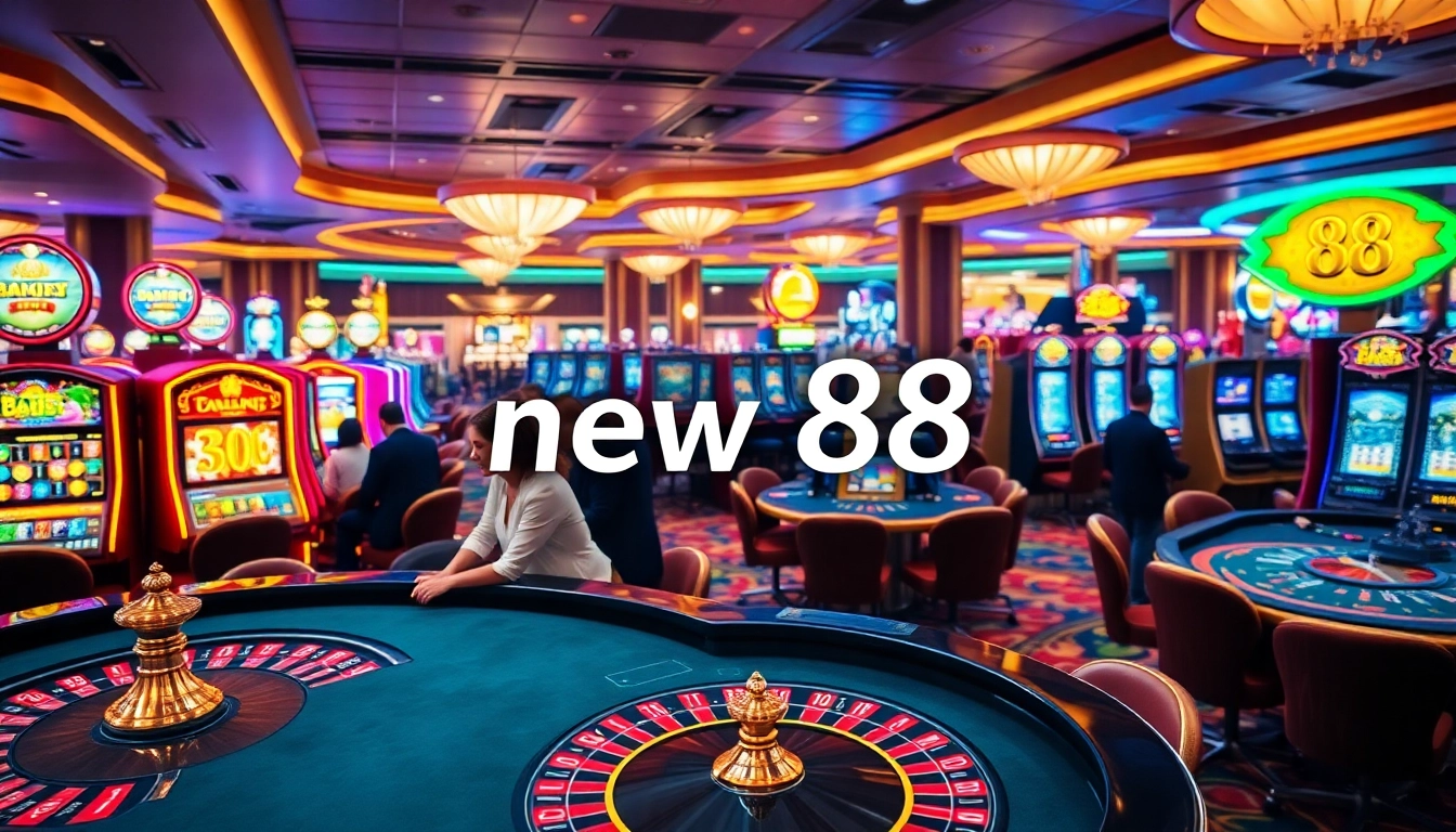 Experience the thrill of winning at new 88's luxurious casino gaming floor.
