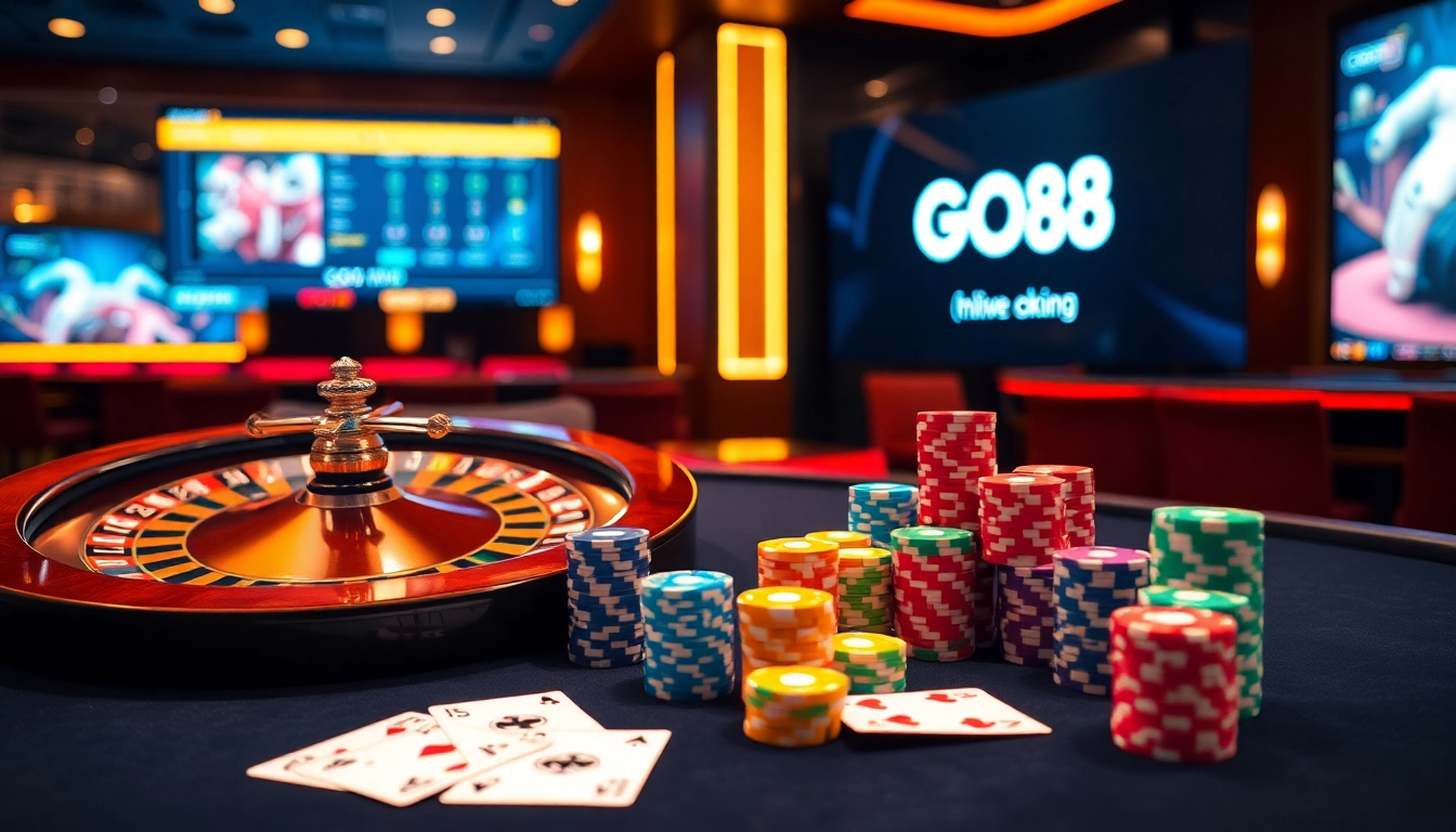 Experience the thrill of gambling at GO88 with live dealers and exciting casino games.
