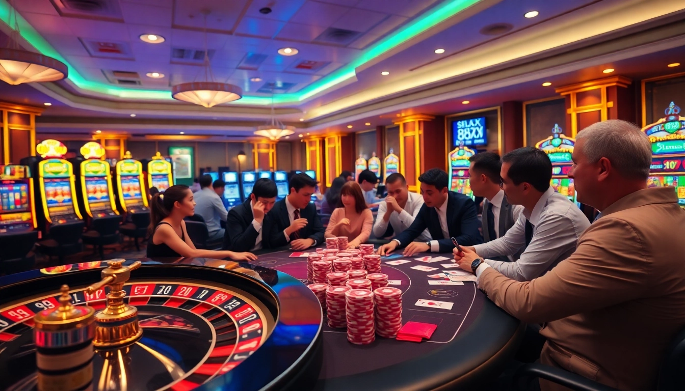 Experience the thrill of poker and casino excitement featuring 88xx jackpot displays.