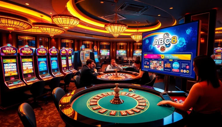 Experience thrilling gambling action with ABC8's vibrant online casino games and professional interfaces.