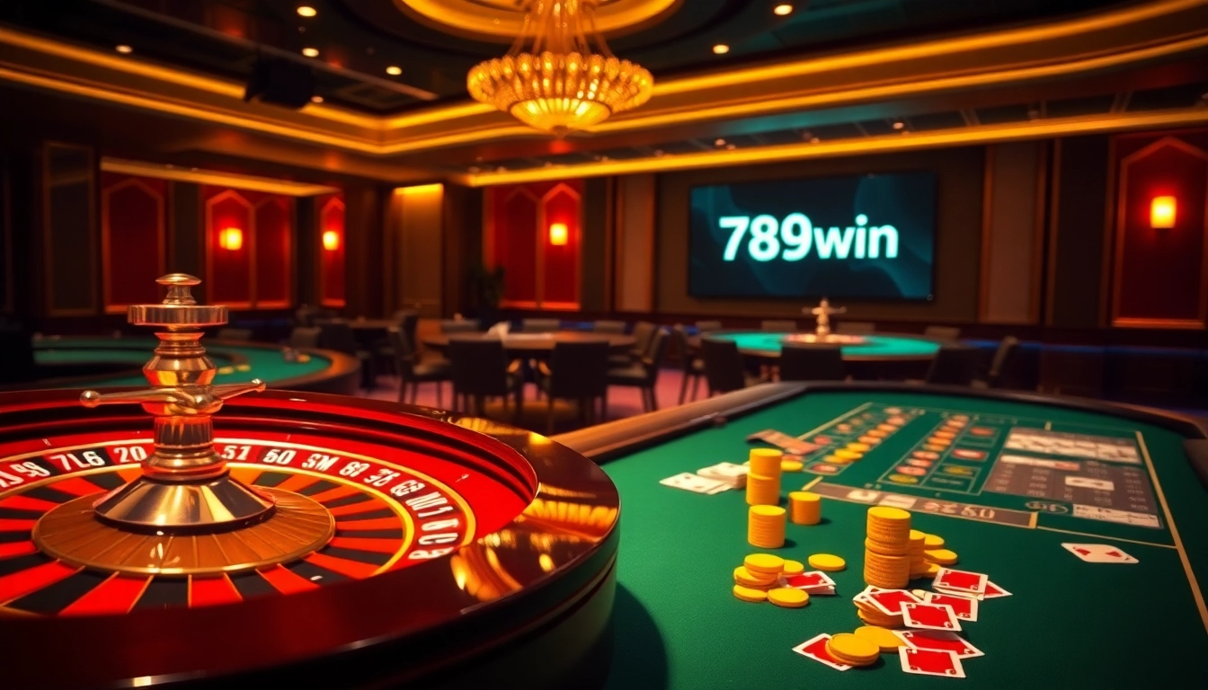 Join the excitement at 789win with luxury casino tables and vibrant games in action.